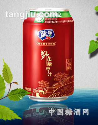 藍(lán)貓無(wú)糖型野生酸棗汁310ml