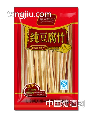 順天翔風純豆腐竹200g