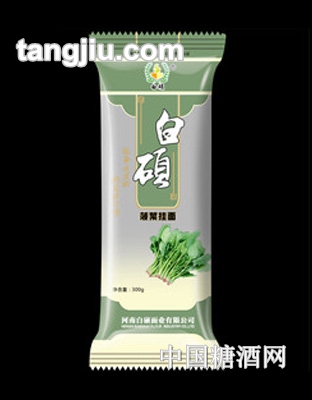 白碩菠菜面300g