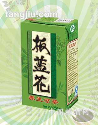 250ml利樂(lè)無(wú)菌紙塑裝板藍(lán)花涼茶