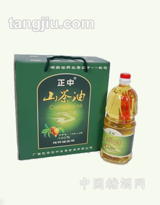 巴馬正中山茶油1.6L-2瓶盒裝