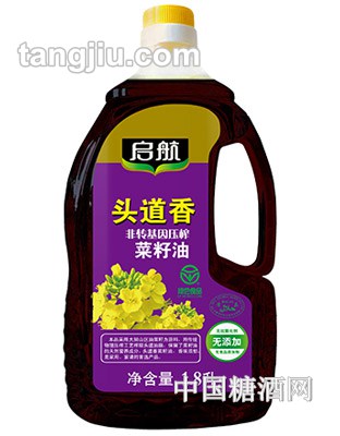 啟航頭道香菜籽油1800ml