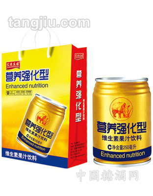 營養(yǎng)強化型維生素果汁飲料250ml