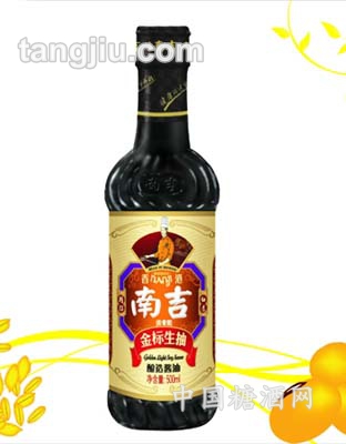 金標生抽醬油500ML