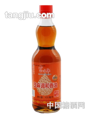 富味鄉(xiāng)芝麻調(diào)和香油450ml