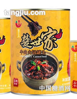 楚世家灌裝魔芋牛肉火鍋