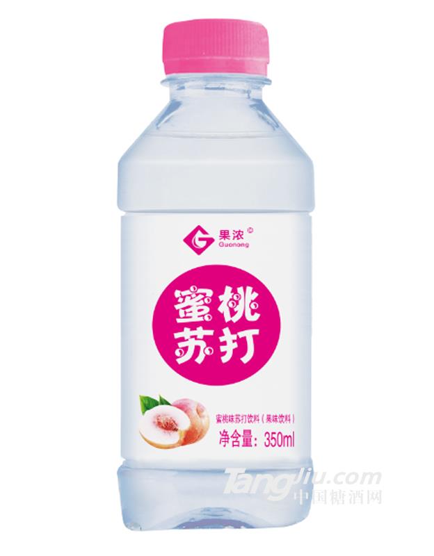 吾諾果濃蜜桃蘇打水350ml×24瓶