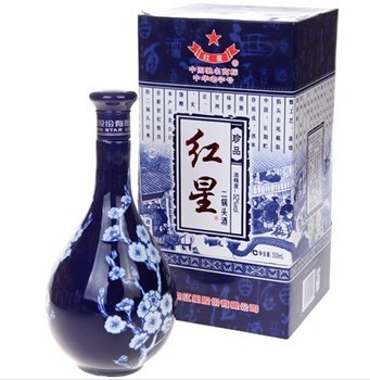 紅星藍(lán)花瓷珍品二鍋頭 52度 500ml 原裝正品 假一賠十