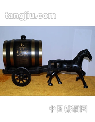 華淳仿古藝術(shù)馬車橡木桶葡萄酒3000ml