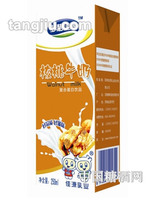 夢想佳源核桃牛奶250ml