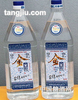 52度金家傳糯谷酒（中金）1.5L