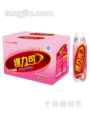 恒偉維力可500mlX15維生素飲料粉