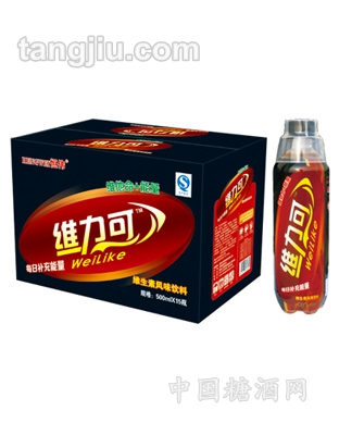 恒偉維力可500mlX15維生素飲料黑