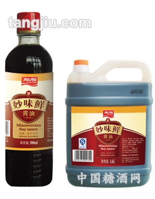 加加妙味鮮醬油500ml