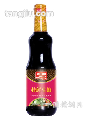 加加特鮮生抽王醬油500ml