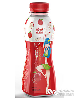 歡虎蘋(píng)果醋紅蘋(píng)果飲料420ml