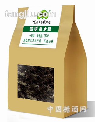 有機應(yīng)季黑木耳150g