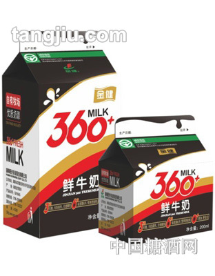 金健鮮牛奶360ml