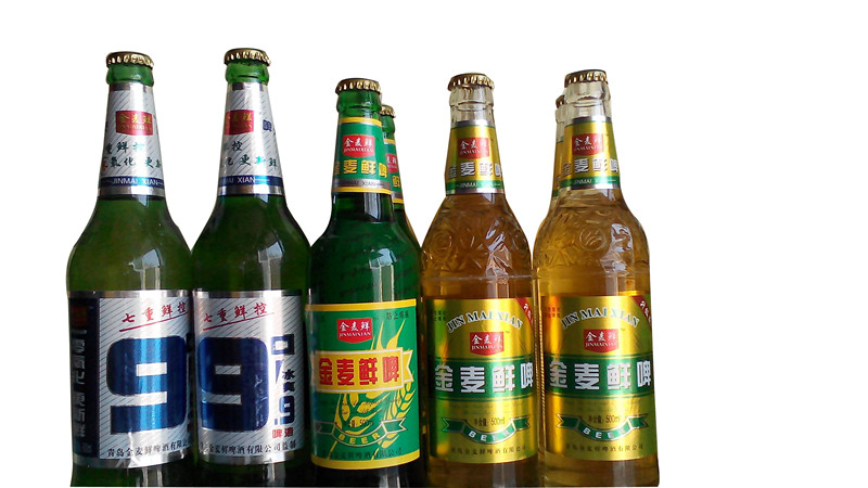 塑包青島金麥鮮啤酒