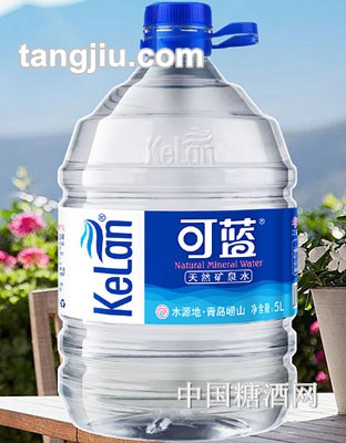 可藍(lán)天然礦泉水5L