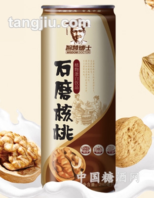 智慧博士石磨核桃——易拉罐240ml