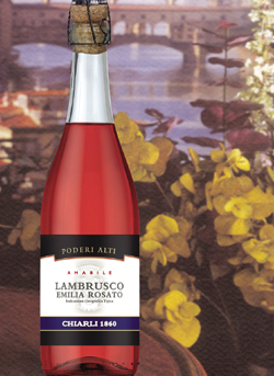 Lambrusco  Rosato  玫瑰紅藍沐斯甜紅汽酒