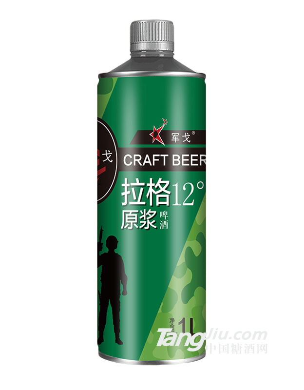 軍戈-拉格原漿啤酒1L