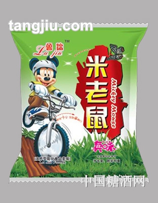 魯錦米老鼠膨化食品-綠