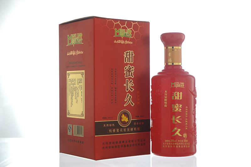 蜜司令牌蜂蜜發(fā)酵酒38度婚慶酒