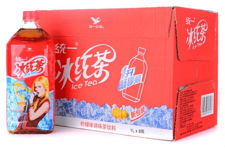 統(tǒng)一冰紅茶飲料格多少錢一箱，統(tǒng)一鮮橙多