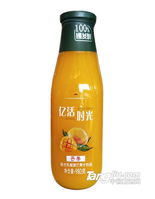 億活時光-芒果復(fù)合乳酸菌飲料-980g