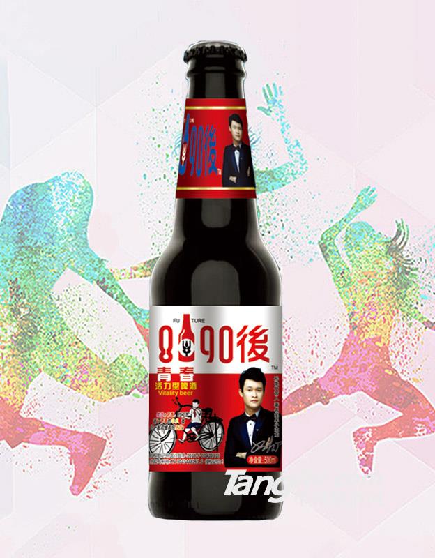 8090后青春活力型啤酒紅標-330ml