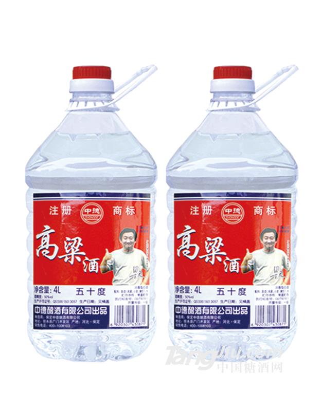 50°高粱酒（桶裝）4L