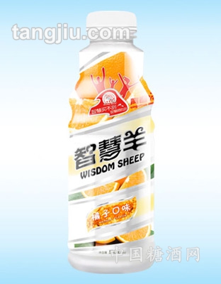 智慧羊乳飲品橘子口味500ml