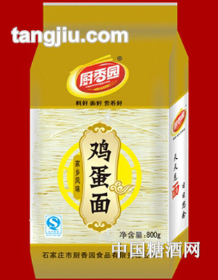 廚香園家鄉(xiāng)風(fēng)味雞蛋面-800g