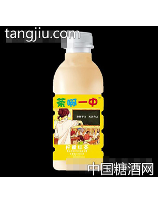 茶啊一中檸檬紅茶茶飲料果汁飲品500mL