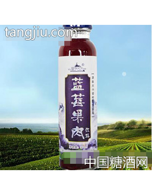 野戀藍(lán)莓果肉飲料320ml