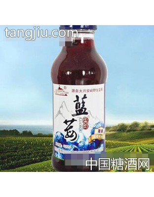 野戀藍莓果肉飲料低糖300ml