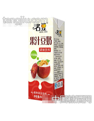 名豆果汁豆奶蘋果味250ml