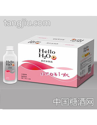 奇亞籽你好！水水蜜桃味蘇打水飲品箱裝