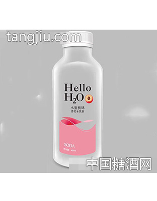 奇亞籽你好！水水蜜桃味蘇打水飲品