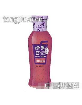 奇亞籽珍果日記樹(shù)莓藍(lán)莓汁255ml