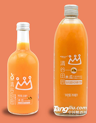 清谷田園-50%復(fù)合乳酸菌木瓜汁飲料-780、330ml