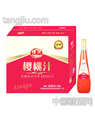 恬潤(rùn)櫻桃汁飲料828mlx8瓶