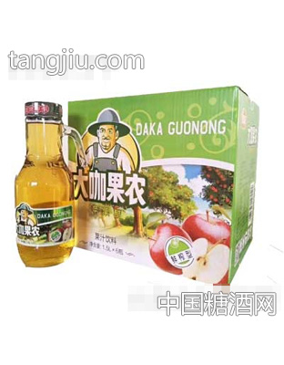 大咖果農(nóng)蘋(píng)果醋飲料1.5Lx6瓶