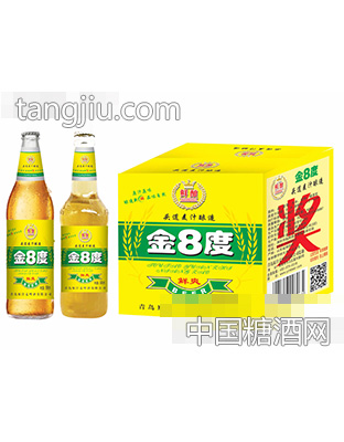 金麥鮮金8度啤酒