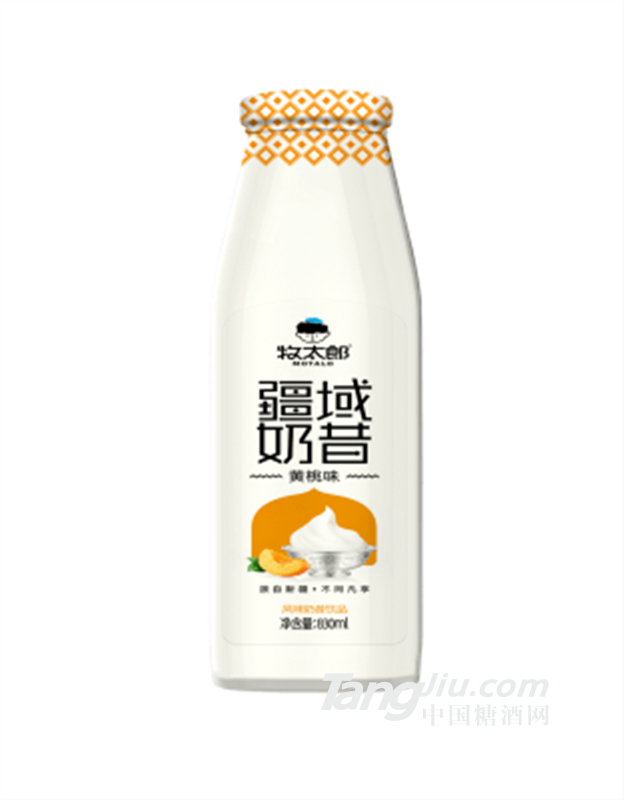 牧太郎疆域奶昔黃桃味830ml