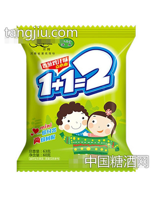 63g京輝1+1=2香蔥雞汁味點(diǎn)心面