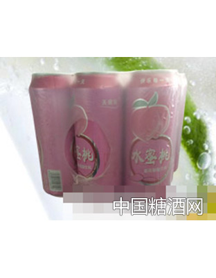 水蜜桃果味碳酸飲料