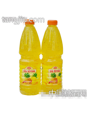 牛百歲菠蘿味果粒飲料1.5L